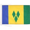 AZ FLAG Bandiera Saint Vincent E Grenadine 45x30 cm - Bandierina Car mTOe