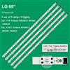 KIT 5 BARRE STRIP 9 LED TV LG SSC-Y19-TRIDENT-65UM73-S 65UM6950PLA