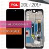 TCL DISPLAY TCL 20L / 20L+ PLUS T774H T775 T775 SCHERMO LCD + FRAME PARI A ORIGINALE
