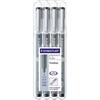 Staedtler 308 WP4 Penna Fineliner, nero HSpU