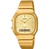 Casio Orologio Unisex Casio Acciaio Multifunzione Vintage Dorato AQ-240EG-9AEF
