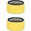 No 2X Prefiltro Filtro Aria Combinato per Motore L100N 114210-12590, Filtro A6697
