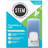STEM Trappola LED Antimoscerini e Antitarme, Senza Insetticida, Protezione 24/7 dagli Insetti Volanti, per Uso Interno, 1 Base e 1 Ricarica