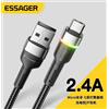 Essager CAVETTO ESSAGER CAVO USB TYPE-A / MICRO USB 2,4A METRI 2 CON LUCE LED