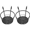 No 2X Portaoggetti per Fiori in Metallo Supporto per Mensole per Appendere Vas9341