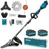 RINOXAR Decespugliatore a Batteria Tagliabordi a Batteria 26 cm con Motore Anteriore