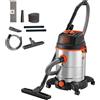 BLACK+DECKER Aspiratore Solidi e Liquidi BXVC30XTDE con Presa Elettroutensili (1600 W 30 l)