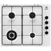 ELECTROLUX EGS6414W PIANO COTTURA 60 CM 4 FUOCHI GRIGLIE SMALTATE SLIM BIANCO