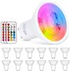 LED Lampadine Faretto GU10 RGB 6W Colorate Cambia Dimmerabile Faretti LED Con Te