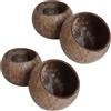 No 4X Può Candela Ciotola di Guscio di Cocco, Guscio di Noce di Cocco,5812