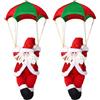 No 2X Paracadute Babbo Natale Decorazioni Natalizie Paracadute Da Esterno Babb3411