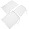 3 Pcs Filter Bag Wine Dreg Colino Per Riso Filtro Rete Sacchetto Di Latte Noce