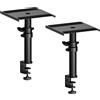 Proel KP800C Coppia Supporto da tavolo per monitor audio da studio, Nero Opaco