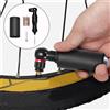 Mini Bike Tubeless Kit di Riparazione Pneumatici Pompa a Mano Gonfiatore D'aria