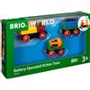 BRIO - Treno con Locomotiva a Batterie, 33319 Treno d'azione