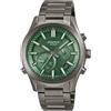 Casio Edifice Orologio Uomo Casio Edifice Cronografo Bluetooth Solare Acciaio Verde EQB-1300DC