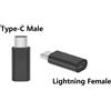 05D641A Adattatore Di Ricarica Lightinig To Usb-c Black Per Samsung Galaxy F41 F415 M21s