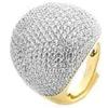 4us Cesare Paciotti Anello Donna Ottone 4US CESARE PACIOTTI Pavé codice 4UAN8182W