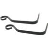 Brand New Utile Gancio per Vaso Fiori 185*84mm Staffe Giardino Appeso Esterno 1/2PZ