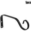 Brand New Utile Gancio per Vaso Fiori 185*84mm Staffe Giardino Appeso Esterno 1/2PZ