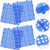 4 Pcs Piastrelle Ad Incastro Per Patio Esterni Tappetini Pavimento Intrecciati