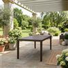 IPAE PROGARDEN Tavolo da Giardino Allungabile 150-220x90x72 cm Marrone Queen