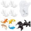 N\A Yayatty Pescare Stampi in Silicone per Resina 5 Pz Stampo in Resina di Si