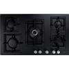ELLECI PGSP90140CS PIANO COTTURA DA INCASSO 90 CM 5 F. A GAS GRIGLIE GHISA NERO