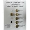 HOTPOINT ARISTON Serie ugelli cucina a gas hotpoint ariston 5 fuochi + forno gas metano