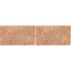 Noch 57550 Carton Wall Red Brick Landscape Modelling (Confezione da 2)