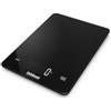 DIGIQUEST Libra 10 - Bilancia da cucina digitale 10 kg con display LED, Funzione Tara, Pesatura Liquidi e Solidi, 4 unità di misura, Spegnimento Automatico - Nera