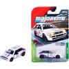 Majorette Racing Lancia Delta Integrale - Auto da collezione con ruota libera e parti apribili, modello auto da rally ricca di dettagli, scala 1:64, bianca, per collezionisti e bambini dai 3 anni in