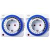 ELRO TI1000 - Timer meccanico/timer | Compatto | Tempo di commutazione di 15 minuti | Fino a 3600 W | Uso interno (Confezione da 2)
