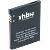vhbw Batteria per Motorola RAZR2 V8 LUXURY RAZR2 V9M RAZR2 V9X STATURE I9 U9 600mAh