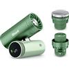 Shark ChillPIll FA022UKGN - Ventilatore 3 in 1 ad alta velocità, nebbia ultrasottile e sistema InstaChill, include 3 accessori di raffreddamento, design facile da viaggio, colore: Matcha
