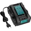 XNJTG Caricatore da 14,4 ~ 18 V per Makita DC18RC 3 A, compatibile con