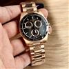 Tissot PR516 T149.417.33.051.00 Quartz Black Dial Rose Gold Men's Watch 40mm