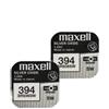 Maxell 2x Maxell 394 380 SR936SW Batterie Orologio 1.55V Zinco Ossido d'Argento