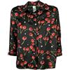IL THE DELLE 5 SPOON CHERRY Camicia Donna Fantasia Ciliegie Made in Italy