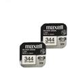 Maxell 2x MAXELL 344 SR1136SW Batterie Orologio Ossido D'Argento 1.55V Giappone