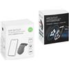 050C65A Supporto Auto Magnetico Smartphone Silver Per Samsung Ativ S Neo I800 Se B2710