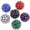6 Pezzi 60 Dadi A Due Facce D60 Poliedrici Dungeon & Dragons Gioco Da Tavolo RPG