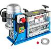 VEVOR Macchina Spelafili Elettrica, SMS-038 Potenza 370 W 220 V 50 Hz Peso 25 kg Strumento Spelafili Blu Materiale Alluminio, Acrilico, Filo di Rame per Gestire Contemporaneamente Diversi Tipi di Fili