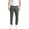 Replay Chino Zeumar Slim Fit Hyperflex X-Lite da Uomo con Elastico, Military Green 030-1, 33W x 32L