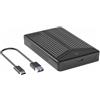 No Case Esterno per HDD/SSD USB 3.1, Box per Hard Disk Mobile da 2,5 Pollici9921