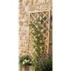 Fercasa Garden Grigliato rettangolare steccato legno di pino 90x180 cm quadrati interni12x12 cm