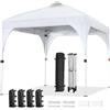 Yaheetech Gazebo da Giardino 2,4 x 2,4 M Impermeabile Pieghevole Tendone in Ferr