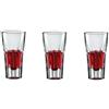 ZZZ *** BORMIOLI ROCCO SPA Set 3 Bicchieri da tavola in vetro amaro susa bormioli