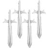 4 Pcs Spade Pirata Per Cosplay Gonfiabili Pirati Spada in Plastica