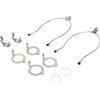Set arpa lampada resistente 10 pollici con staffa rimovibile per varie lampade